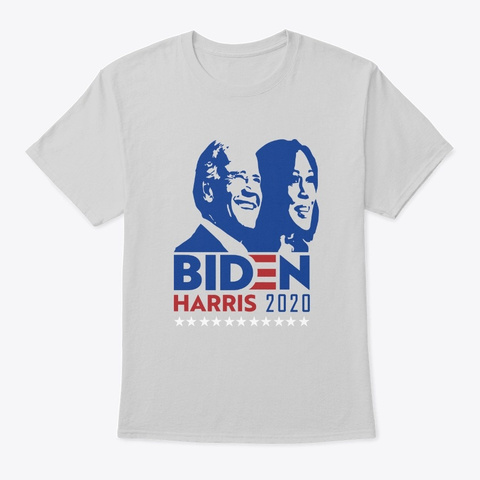 Biden Harris [[2020]] Light Steel Kaos Front