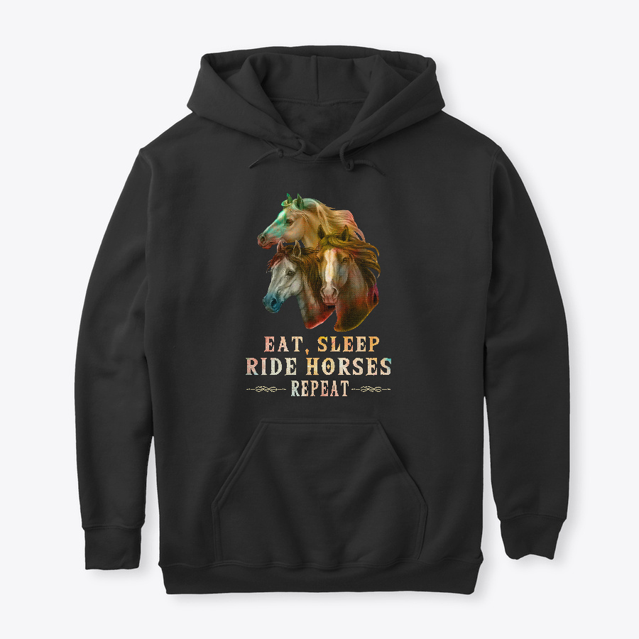 Eat Sleep Warrior Horses Repeat Shirt Unisex Tshirt