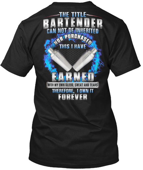 Forever A Bartender Shirt