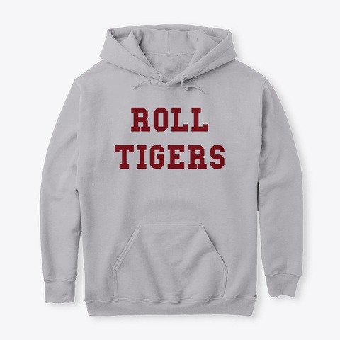 Roll Tigers Sport Grey T-Shirt Front