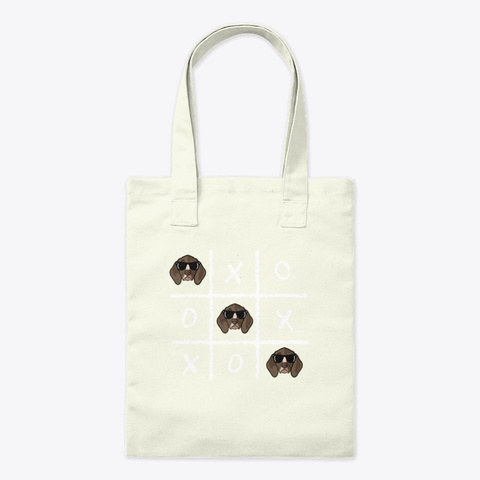 German Shorthaired Pointer Tic Tac Toe N Natural T-Shirt Front