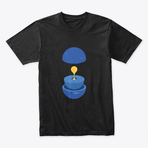 Layers: Neptune 🚀 #Sfsf Black T-Shirt Front