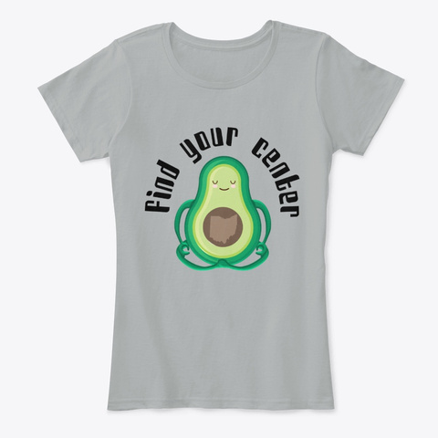 Ohio   Find Your Center Healthy Living Grey T-Shirt Front