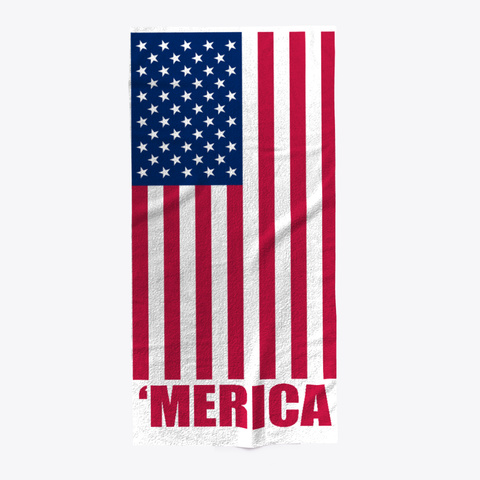 'merica American Flag Usa Standard T-Shirt Front