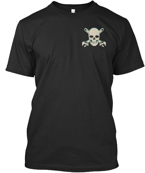 Mechanic Hourly Rate Black T-Shirt Front