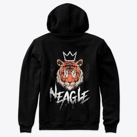 Casaco Neagle Tiger Black T-Shirt Back