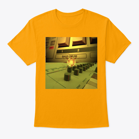 Beat Trotterz Tee Instrument Series 03 Gold T-Shirt Front