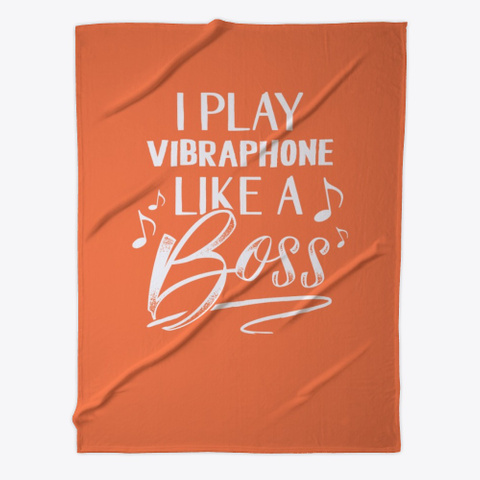 I Play Vibraphone Like A Boss Musical In Coral T-Shirt Front