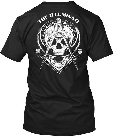 The Illuminati Black T-Shirt Back