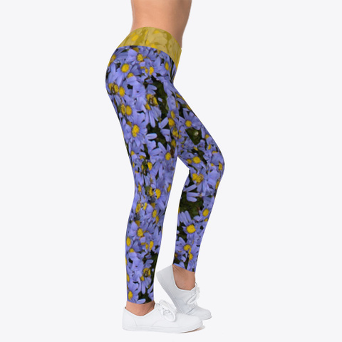 Awesome Floral Leggings Standard T-Shirt Right