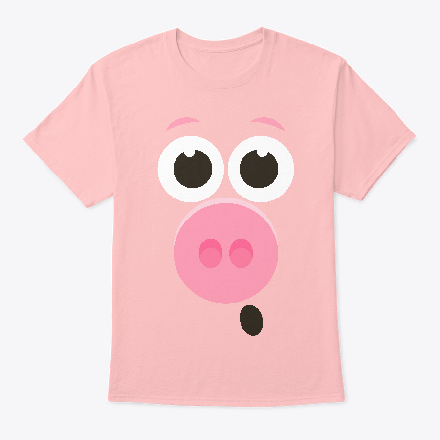 Surprised Pig Emoji Face Unisex Tshirt