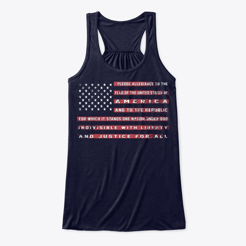 Pledge Of Allegiance Midnight T-Shirt Front