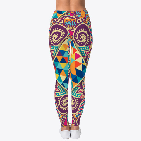 Specially Colorful Legging Mother's Day Black Kaos Back