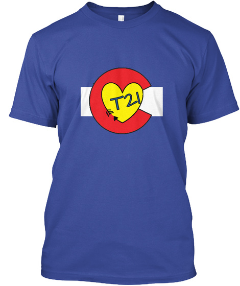 T21 Deep Royal T-Shirt Front