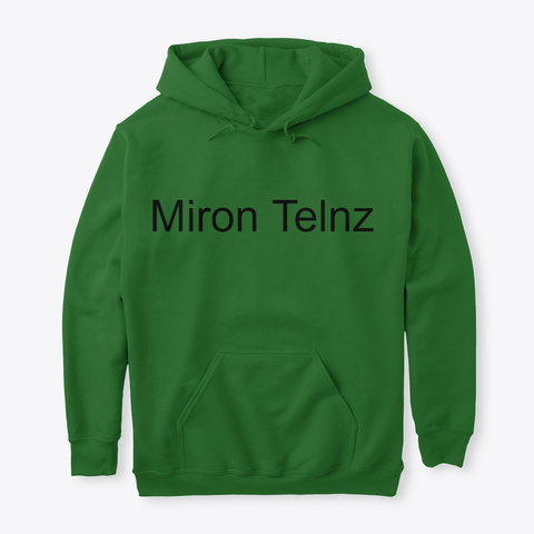 Miron Telnz Hoodie Irish Green Maglietta Front