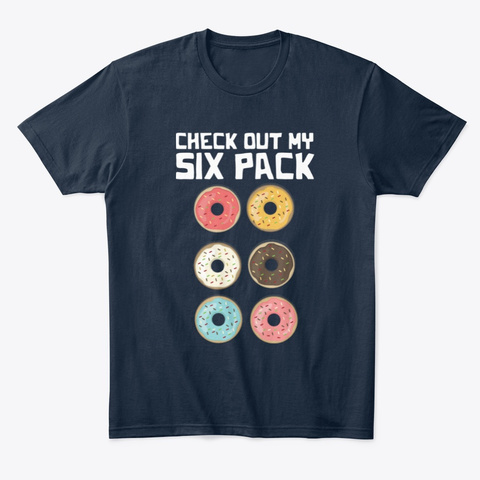 Check Out My Six Pack Funny Donuts Unisex Tshirt