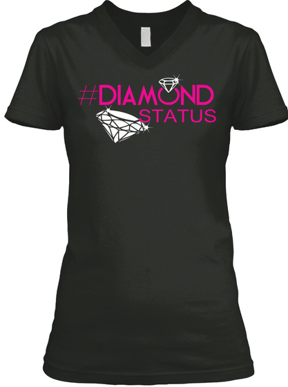 #Diamondstatus Black T-Shirt Front