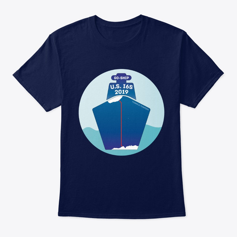 Go Ship I6 S 2019 Navy Camiseta Front