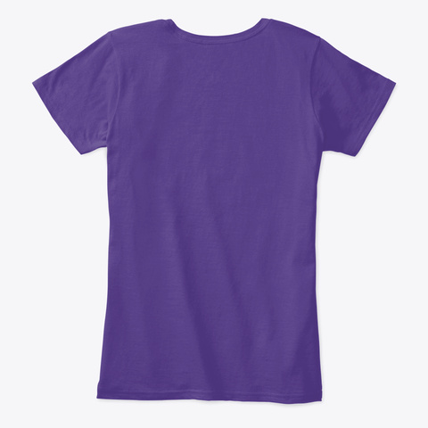Fibromyalgia Awareness T Shirt  Purple T-Shirt Back