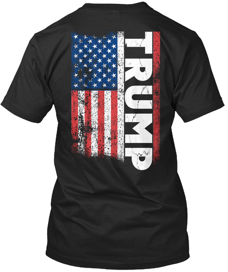 Trump  Black T-Shirt Back