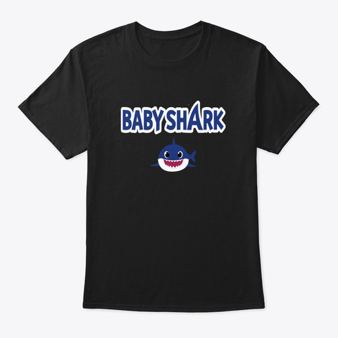 Baby Shark Djtbz Black Camiseta Front