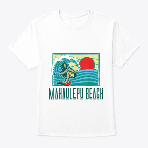 Mahaulepu Beach Hawaii Vintage Surfer