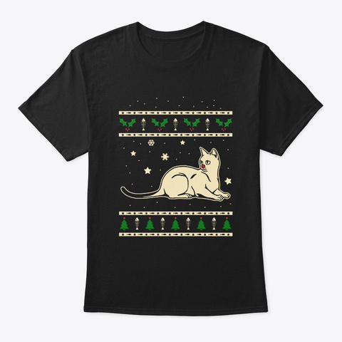 Christmas Siganpura Gift Black T-Shirt Front
