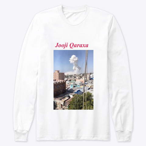 Jooji Qaraxa White T-Shirt Front