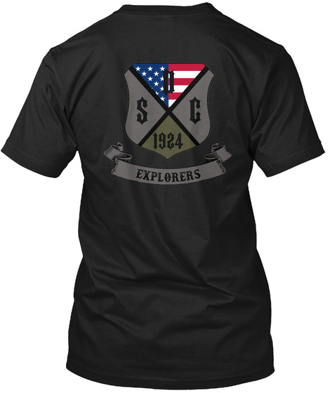 Sc 1924 Explorers Black T-Shirt Back