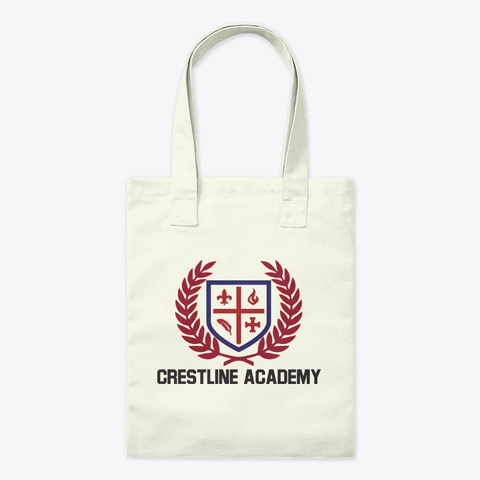 Crestline Academy 2020 2021 Swag Store Natural T-Shirt Front