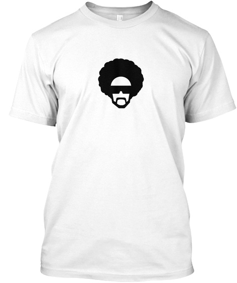 Afro Emblem White T-Shirt Front
