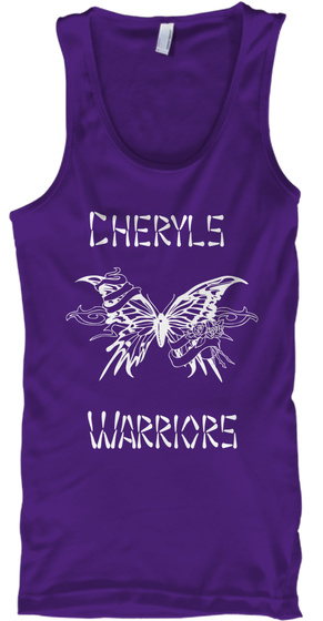 Cheryls Warriors Purple T-Shirt Front