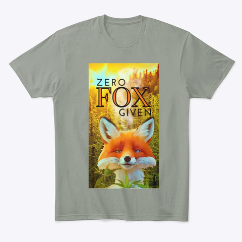 Zero Fox Given Grey áo T-Shirt Front