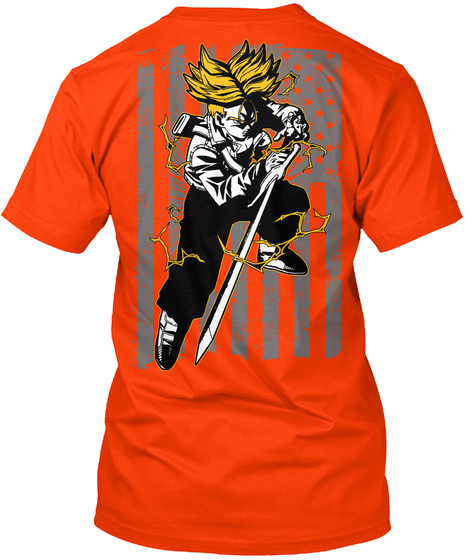 Trunks Orange T-Shirt Back
