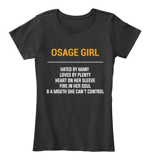 Osage MN Girl - Heart on Sleeve. Customizable City Unisex Tshirt