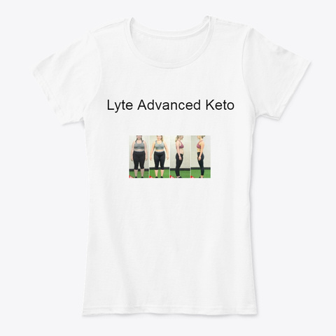 Lyte Advanced Keto White T-Shirt Front