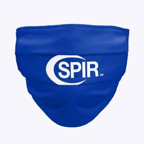 Khronos Spir™ Blue Logo Mask Standard T-Shirt Front