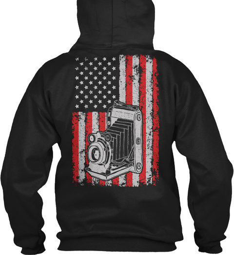 America And Photography   Ltd. Edition Black T-Shirt Back