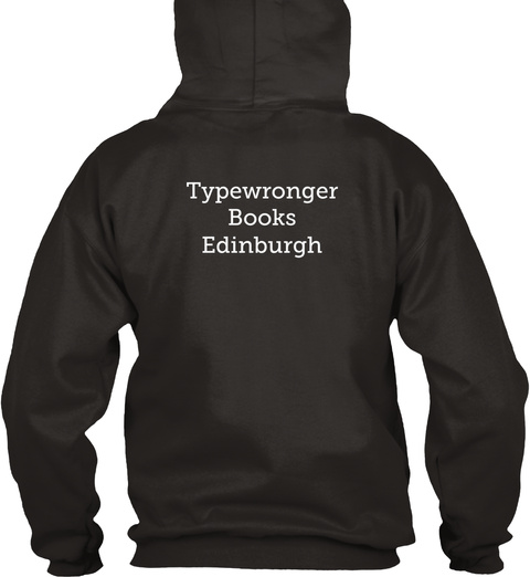 Typewronger
Books
Edinburgh Jet Black T-Shirt Back