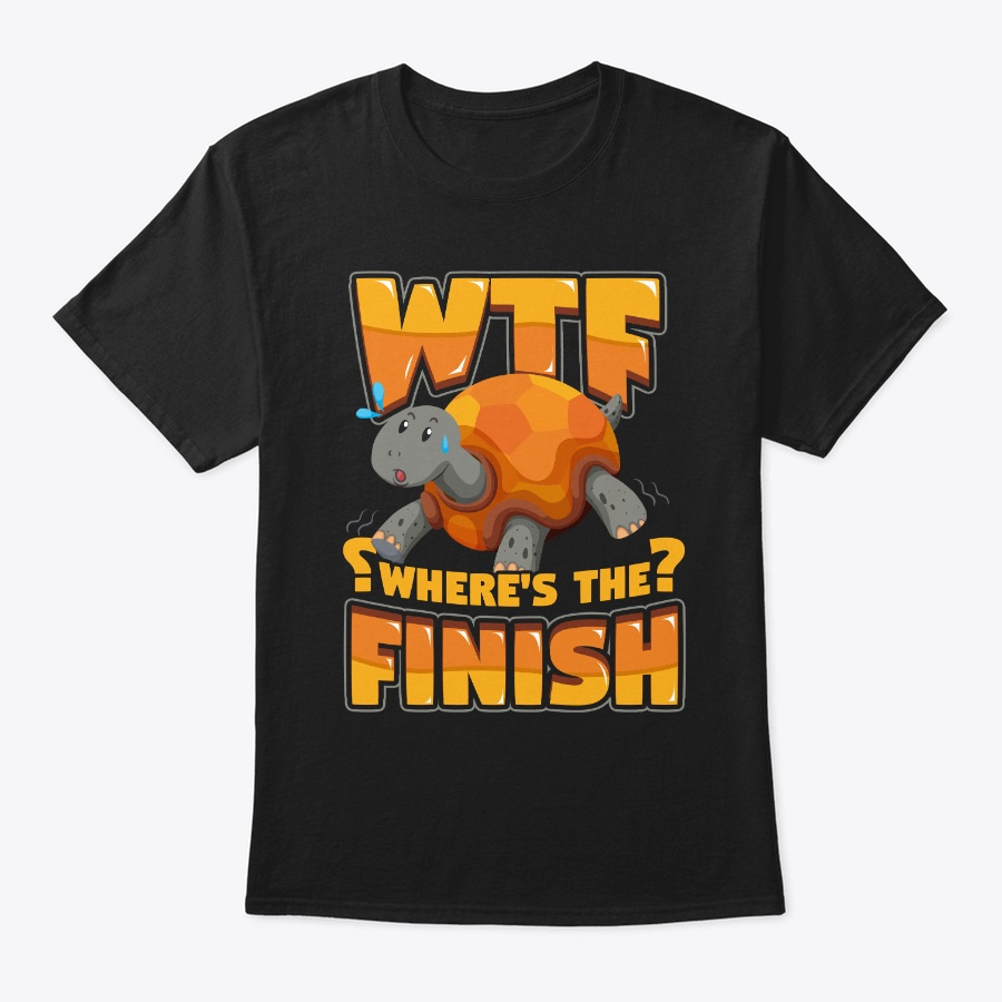 W-T-F Where The Finish Funny Turtle Unisex Tshirt