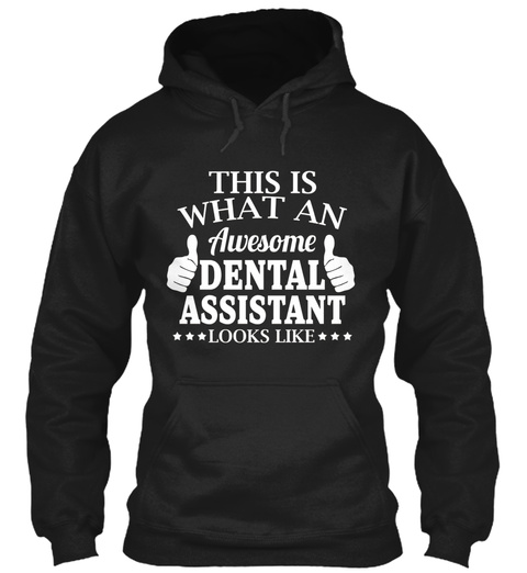 Womens This Is What An Awesome Dental As Black T-Shirt Front