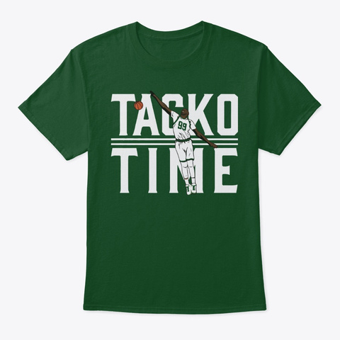 Tacko Time T Shirt Deep Forest T-Shirt Front