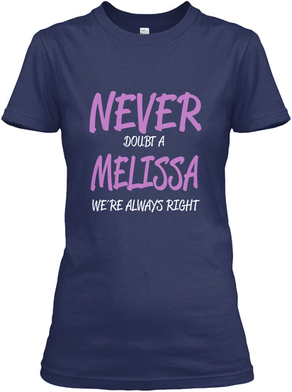 Melissa - We're Always Right
