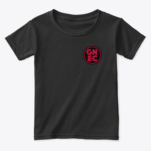 2019 Red Logo Black T-Shirt Front
