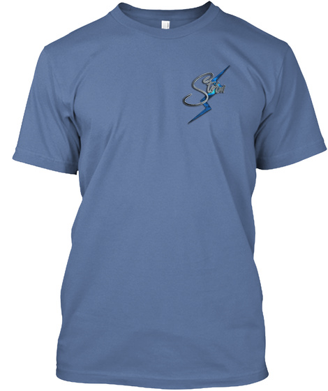 Storm Denim Blue T-Shirt Front