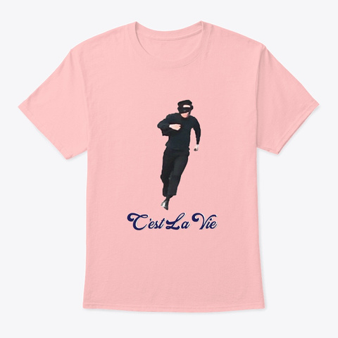 C'est La Vie   Eric Andre Pale Pink T-Shirt Front
