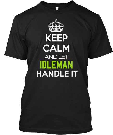 IDLEMAN calm shirt Unisex Tshirt
