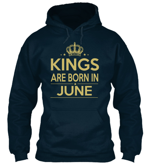 Kings Are Born In June French Navy Kaos Front