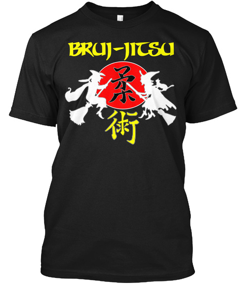 Bruj Jitsu T Shirt Black Camiseta Front