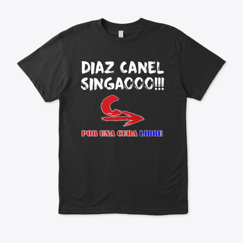 Diaz Canel Collection Black T-Shirt Front